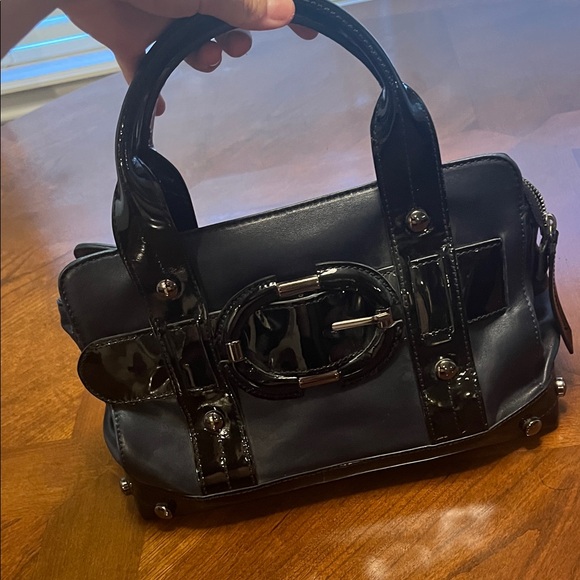 Black Patent Leather Handbag - Picture 1 of 5